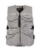 Matchesfashion.com Nemen - Guard Utility Vest - Mens - Light Grey