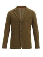 Matchesfashion.com Barena Venezia - Torcea Single-breasted Wool-blend Blazer - Mens - Khaki
