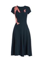 Esteban Cortázar Floral-print Insert Jersey Dress
