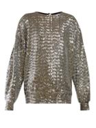 Matchesfashion.com Isabel Marant - Olivia Sequinned Top - Womens - Silver