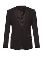 Dolce & Gabbana Martini-fit Peak-lapel Wool-blend Tuxedo Blazer