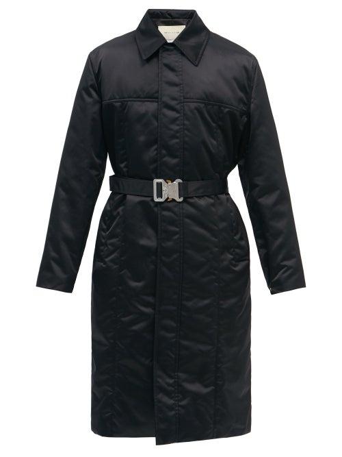 Mens Rtw 1017 Alyx 9sm - Luna Rollercoaster-buckle Padded-shell Coat - Mens - Black