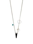 Matchesfashion.com Isabel Marant - Sautoir Charm Necklace - Mens - Black Silver