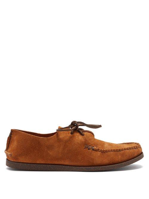 Matchesfashion.com Yuketen - 2 Pcs Suede Moccasins - Mens - Brown