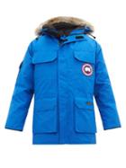 Matchesfashion.com Canada Goose - Expedition Quilted Down Hooded Parka - Mens - Blue