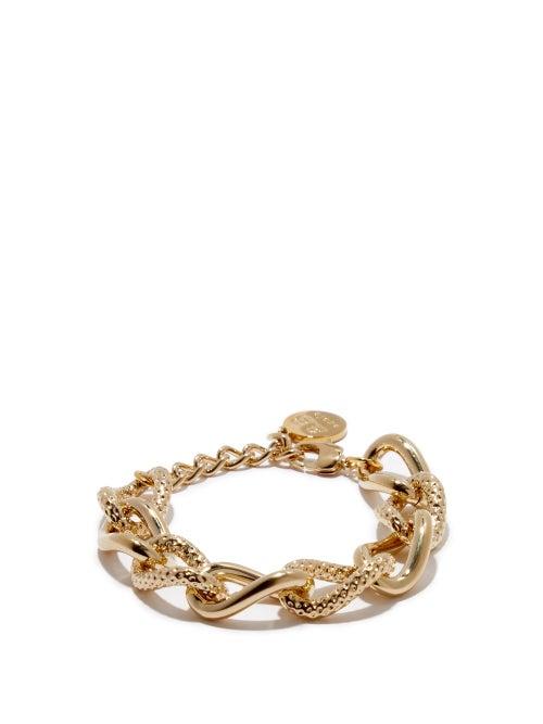 Matchesfashion.com By Alona - Taylor 18kt Gold-plated Bracelet - Womens - Yellow Gold