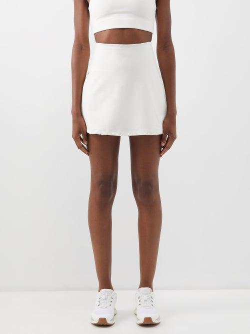 Girlfriend Collective - High-rise Jersey Skort - Womens - Cream
