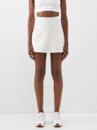 Girlfriend Collective - High-rise Jersey Skort - Womens - Cream