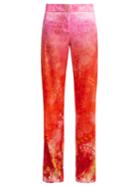 Peter Pilotto Gradient-print Silk-blend Trousers