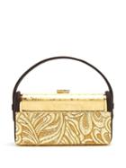 Matchesfashion.com Bienen-davis - Rgine Brocade Clutch - Womens - Gold