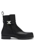 Matchesfashion.com 1017 Alyx 9sm - Rollercoaster-buckle Leather Boots - Mens - Black