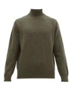 Matchesfashion.com Thom Sweeney - Wool Blend High Neck Sweater - Mens - Green