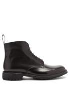 Matchesfashion.com O'keeffe - Felix Leather Derby Boots - Mens - Black