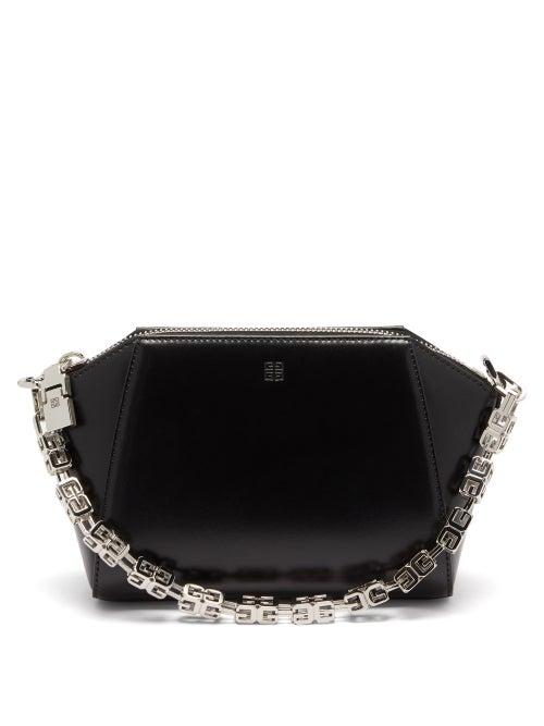 Givenchy - X Chito Antigona Xs Leather Shoulder Bag - Womens - Black White