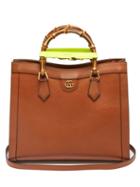 Gucci - Diana Bamboo-handle Leather Tote Bag - Womens - Tan