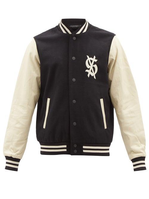 Ksubi - King Letterman Logo-embroidered Varsity Jacket - Mens - Black
