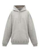 Matchesfashion.com Vetements - Atelier Patch Cotton Hooded Sweatshirt - Womens - Grey