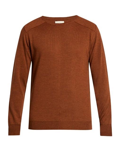 Oliver Spencer Blade Crew-neck Wool Sweater