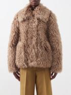 Burberry - Mohair-blend Jacket - Womens - Camel