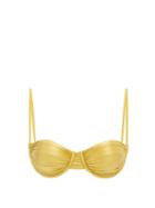 Matchesfashion.com Isa Boulder - Idris Underwired Bikini Top - Womens - Yellow