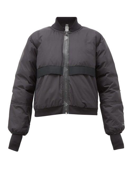 Matchesfashion.com Adidas By Stella Mccartney - Padded Bomber Jacket - Womens - Black