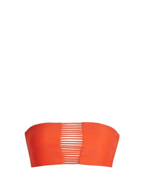 Mikoh Sunset String-back Bandeau Bikini Top