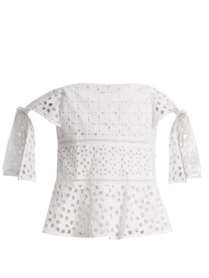 Rebecca Taylor Amora Broderie-anglaise Cotton Top