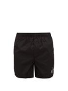 Matchesfashion.com Valentino - Vltnstar-print Swim Shorts - Mens - Black