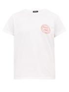 Matchesfashion.com A.p.c. - Logo Print Cotton T Shirt - Womens - White