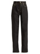 Matchesfashion.com Eytys - Cali High Waisted Twill Jeans - Womens - Black