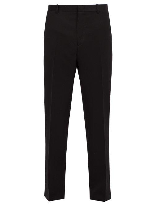 Matchesfashion.com Jil Sander - Slim Leg Wool Trousers - Mens - Black