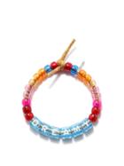 Lauren Rubinski - Dreamy Bead And Lurex Bracelet - Womens - Multi