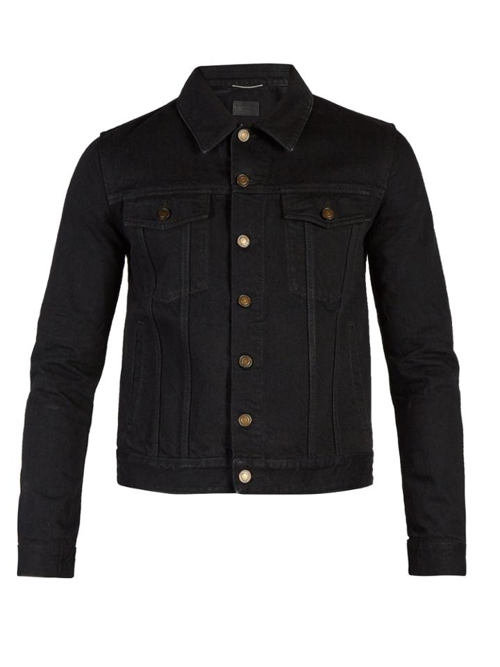 Saint Laurent Point-collar Denim Jacket