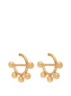 Matchesfashion.com Jw Anderson - Disc Mini Hoop Earrings - Womens - Gold