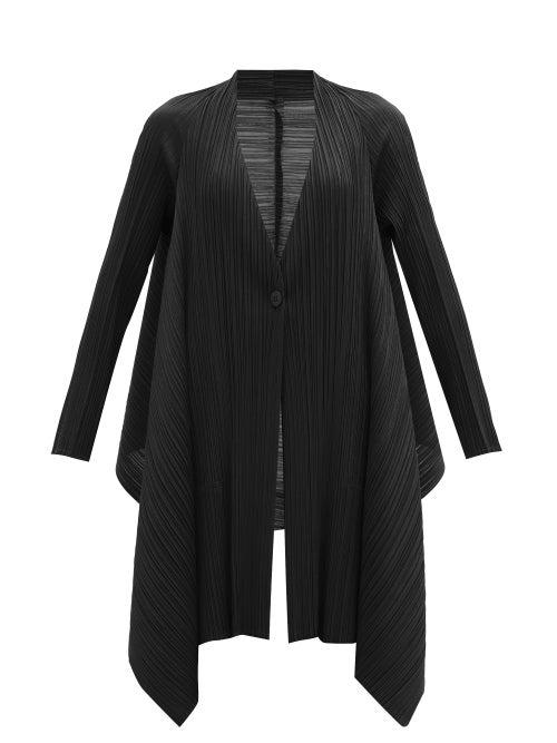 Matchesfashion.com Pleats Please Issey Miyake - Single-breasted Technical-pleated Jacket - Womens - Black