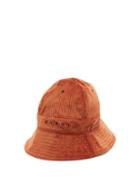 Matchesfashion.com Marni - Logo-embroidered Cotton-corduroy Bucket Hat - Mens - Orange