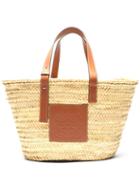 Matchesfashion.com Loewe - Medium Woven Basket Bag - Mens - Beige Multi