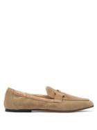 Matchesfashion.com Tod's - Double-t Suede Loafers - Womens - Beige
