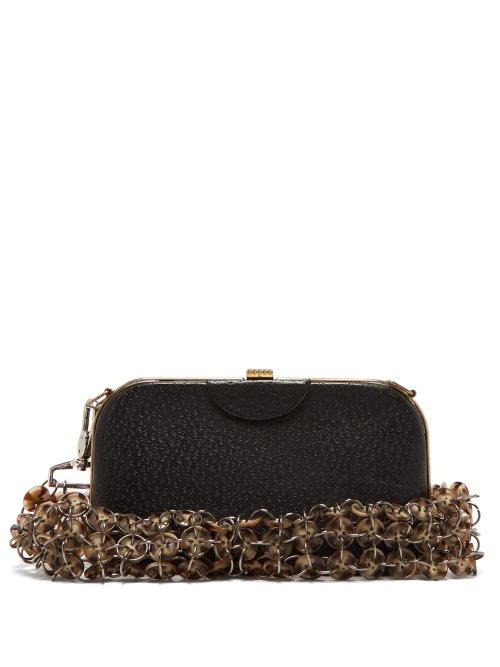 Matchesfashion.com Stefan Cooke - Vintage Button Strap Cross Body Bag - Womens - Black