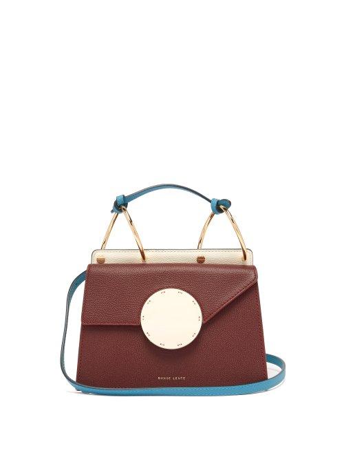 Matchesfashion.com Danse Lente - Phoebe Bis Leather Shoulder Bag - Womens - Burgundy Multi