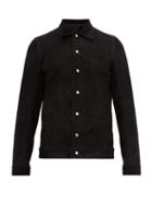 Matchesfashion.com Rick Owens - Suede Work Jacket - Mens - Black