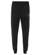 Dunhill - Logo-embroidered Jersey Track Pants - Mens - Black
