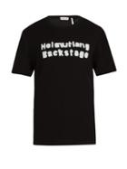 Matchesfashion.com Helmut Lang - Backstage Waffle Knit Cotton Blend T Shirt - Mens - Black