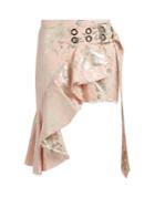 Marques'almeida Floral-brocade Asymmetric Mini Skirt