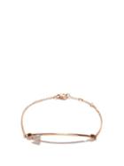 Repossi - Serti Sur Vide Diamond & 18kt Rose-gold Bracelet - Womens - Rose Gold