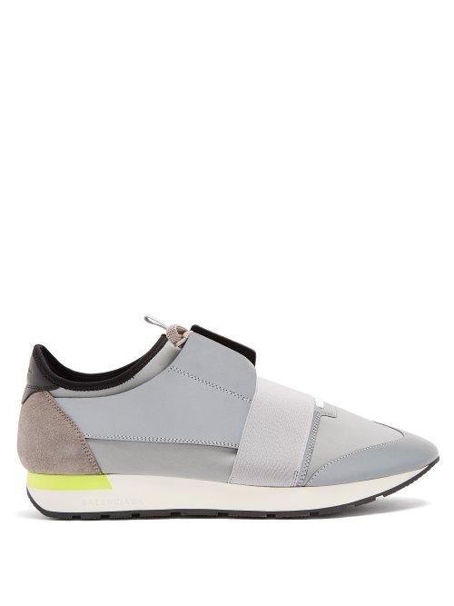 Matchesfashion.com Balenciaga - Race Runner Trainers - Mens - Grey Multi
