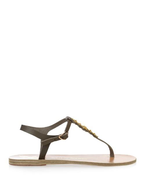 Ancient Greek Sandals X Lalaounis Santorini Leather Sandals