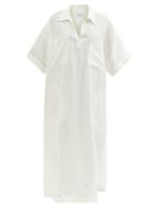 Ladies Rtw Raey - Patch-pocket Linen Smock Dress - Womens - Ivory