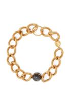 Matchesfashion.com Burberry - Stone & Chain Necklace - Womens - Gold