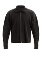 Matchesfashion.com Homme Pliss Issey Miyake - Cropped Technical-pleated Jacket - Mens - Black
